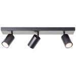 Brilliant Jello Taklampa Metall Matt Svart 13.5W 1035lm - 830 Varm Vit | Inkl. 3x GU10