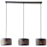 Brilliant Tyas Pendellampa Metall Svart Guld | Passande för 3x E27