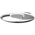 Brilliant Runda Taklampa Metall Silicone Svart 45W 5200lm - 830-865 CCT | 500mm - Fjärrkontroll Dimbar