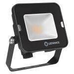 Ledvance LED Strålkastare Kompakt Svart 10W 1000lm 100D - 840 Kallvit | IP65 - Symmetrisk 