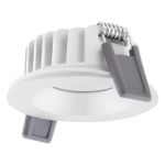 Flerpack 4x Ledvance LED Spot Air Fix Aluminium Vit 6W 510lm 36D - 930 Varm Vit | Utskärning   68mm - IP65 - Bästa färgåtergivning - Dimbar