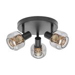 Ledvance LED Decor Spot Firefly Stål Cirkulär Svart 8.4W 750lm - 827 Extra Varm Vit | Dimbar