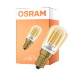 Osram Vintage 1906 LED Special Shapes E14 Tubular Ambar 2.8W 250lm - 822 Extra Varm Vit | Dimbar - Ersättare 25W