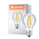 Ledvance Classic Superior LED Lampa E27 Päron Filament Klar 9.5W 1055lm - 927 Extra Varm Vit | Bästa färgåtergivning - Dimbar - Ersättare 75W