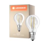 Ledvance Classic LED E14 Päron Filament Klar 2.5W 250lm - 827 Extra Varm Vit | Ersättare 25W