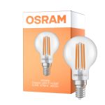 Osram Classic LED E14 Boll Filament Klar 2.2W 470lm - 840 Kallvit | Ersättare 40W