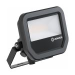 Ledvance LED Strålkastare Aluminium Svart 8W 1200lm 100D - 840 Kallvit | IP66 - Symmetrisk