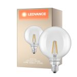 Ledvance Classic LED Globe LED E27 Globe Filament Klar 5.9W 806lm - 827 Extra Varm Vit | Ersättare 60W