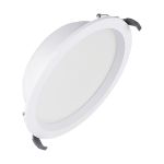Ledvance LED Downlight Comfort Opal Aluminium Vit 30W 3600lm 180D - 930-940 CCT | 215mm - Utskärning   200mm - IP44 - Bästa Färgåtergivning - Zigbee Dimbar 