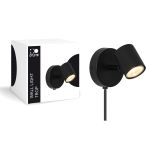 D'Lite Vägglampa Trop Sandig Svart | Passande För 1x GU10