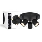 D'Lite Taklampa Trop Sandig Svart | Passande För 3x GU10