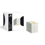 D'Lite Vägglampa Vrebos Vit | IP56 - Passande För 1x GU10 