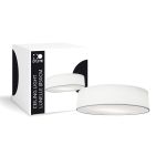 D'Lite Taklampa Lunelle 50cm Textil Vit | Passande för 3x E27 