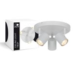 D'Lite Taklampa Trop Vit | Passande för 3x GU10 
