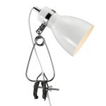 Nordlux Bordslampa Cyclone Clamp Metall Vit | Passande för 1x E14
