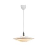 Nordlux Bretagne 38 Pendellampa Metall Vit | Passande för 1x G9