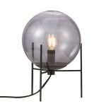Nordlux Bordslampa Alton 20 Glas och Metall Svart | Passande för 1x E14