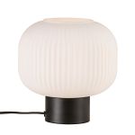 Nordlux Bordslampa Milford Glas Svart | Passande för 1x E27
