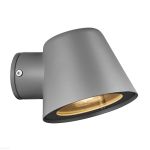 Nordlux Aleria Vägglampa Metall Grå | IP44 - Passande för GU10
