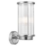 Nordlux Linton Vägglampa Brushed Aluminium | Passande för 1x E27