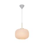 Nordlux Milford Pendellampa Glas Vit | Passande för E27