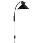 Nordlux Dial Vägglampa Metall Svart | Passande för 1x E27
