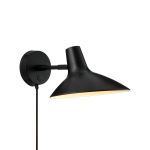DFTP by Nordlux Darci Short Vägglampa Metall Svart | Passande för E14