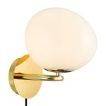 DFTP by Nordlux Shapes Vägglampa Metall och Glas Mässing | Passande för E14