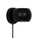 Nordlux Belir Vägglampa Metall Svart | Passande för 1x G9