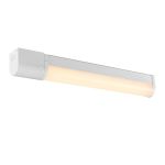 Nordlux Malaika 49 Vägglampa Aluminium Vit 6W 540lm - 830 Varm Vit | IP44