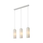 Nordlux Miella 3-Rail Pendellampa Glas Vit | Passande för 3x E27