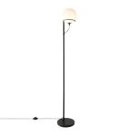 Nordlux Wilson Golvlampa Glas och Metall Svart | Passande för G9