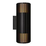 Nordlux Aludra Vägglampa Seaside Svart Up & Down | Passande för 2x E27