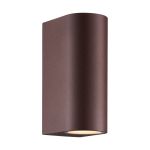 Nordlux Dion Vägglampa Aluminium Rostig Up & Down | Passande för 2x GU10