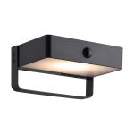Nordlux Saulio Vägglampa Aluminium Svart 4.45W 370lm - 830 Varm Vit | IP44 - Solar