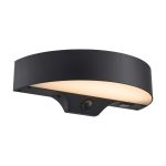 Nordlux Solar Monay Vägglampa Svart 5W 200lm - 830 Varm Vit | Dimbar