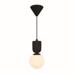 Nordlux Sadie Pendellampa Composite Svart | Passande för 1x E14