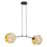 Emibig Pendellampa Motif Stål Svart | Passande för 2x E27 - Max 15W