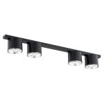Emibig Taklampa Nano Stål Svart | Passande för 4x GU10 (AR111) - Max 12W