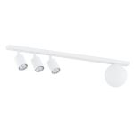 Emibig Taklampa Baster Stål Vit | Passande för 3x GU10 - Max 8W, 1x E14 - Max 10W