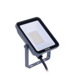 Philips LED Strålkastare Ledinaire BVP164 Grå 20W 2200lm 110D - 830 Varm Vit | IP65 Symmetrisk
