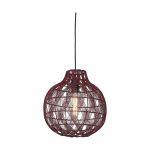 Good&Mojo Pendellampa Mendoza Bambu Burgundy S | Passande för 1x E27 