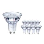 Flerpack 10x Philips Corepro LED Spot GU10 PAR16 3.5W 255lm 36D - 827 Extra Varm Vit | Ersättare 35W