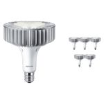 Flerpack 6x Philips TrueForce LED E40 HPI UN 140W 20000lm 120D - 840 Kallvit | Ersättare 400W