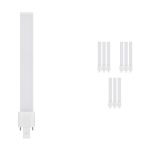 Flerpack 10x Ledvance Dulux-S LED 6W 700lm - 840 Kallvit | 2-Stift - Ersättare 11W