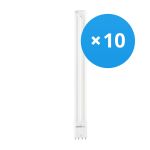 Flerpack 10x Ledvance Dulux-L LED 18W - 830 Varm Vit | 4-Stift - Ersättare 36W