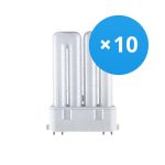 Flerpack 10x Osram Dulux F 24W 830 | Varm Vit - 4-Stift