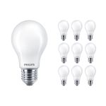 Flerpack 10x Philips MASTER Value LED Lampa E27 Päron Matt 5.9W 806lm - 927 Extra Varm Vit | Bästa färgåtergivning - Dimbar - Ersättare 60W
