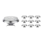 Flerpack 10x Noxion LED Spot G53 AR111 7.4W 450lm 40D - 927 Extra Varm Vit | Bästa färgåtergivning - Dimbar - Ersättare 50W