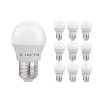 Flerpack 10x Noxion Lucent Lyster LED E27 boll Matt 2.5W 250lm - 827 Extra Varm Vit | Ersättare 25W